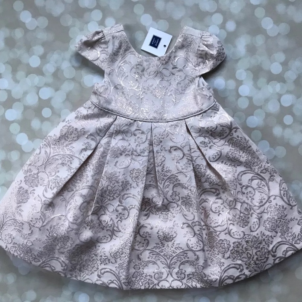 NWTS Janie And Jack Girls 18-24 M Flower Dress